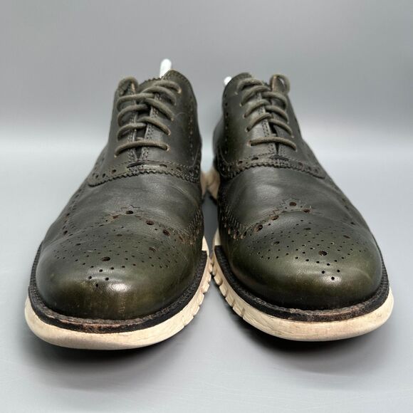 Cole Haan Zerogrand Mens 11 Wingtip Oxfords Shoes Olive Green C20060 Sneakers main image 10